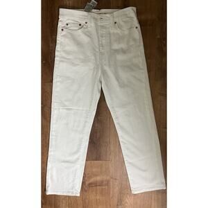 LEVI’S Wedgie DENIM STRAUSS®️ Straight Women's White Jean-Size 28